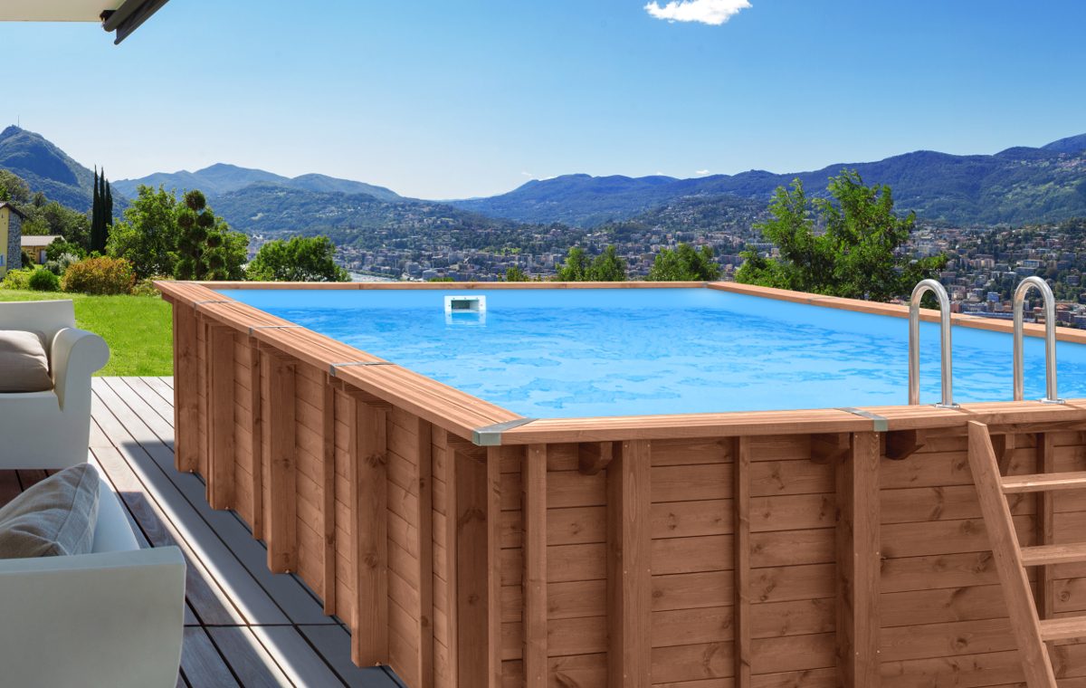 Petite piscine bois Abatec